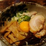 讃岐らーめん　はまの - 釜玉ラーメン