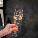 銀座L - シャンパン到着時