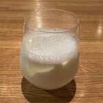 ステーキハウス アパッチ - 芋焼酎ロック牛乳割り