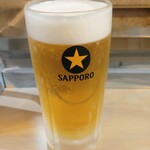 大衆焼肉 三代目ホルモンセンター - サッポロ生ビール 黒ラベル (税込)638円 (2025.12.07)