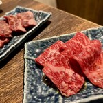 和牛ホルモン一頭買い うしはち - 生ハラミ（塩）・上ロース