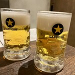 和牛ホルモン一頭買い うしはち - ビール！