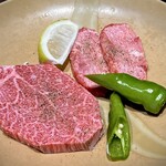 焼肉 あぶさん - シャトーブリアン、上タン