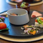 レストラン イイノ - 2025.12 前菜を豪華盛り合わせにて