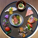 レストラン イイノ - 料理写真:2025.12 前菜を豪華盛り合わせにて