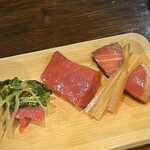 きになるき - 熟成マグロ三種盛り