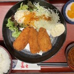 嘉文 - あじフライ定食@1,200