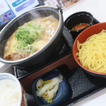 吉野家 - 牛肉玉ラーメン鍋膳（とんこつ）