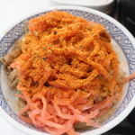 吉野家 - 七味＆紅しょうが投下～♪