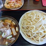 藤店うどん - 肉汁うどん（1080円）＋肉増し（180円）