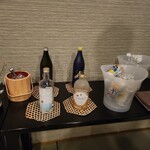 那古井館別邸 玉響 - 夕食後 フリードリンクコーナー