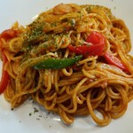 Cafe Dolce - ナポリタン(アップ)↑