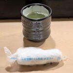 寿司周 - テーブルセッティング