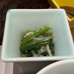 川畑 - ほうれん草と切干大根のお浸し♪