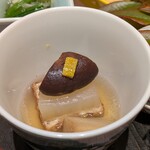 川畑 - 厚揚げと野菜の炊き合せ♪