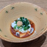 川畑 - 湯葉と白子のポン酢がけ♪