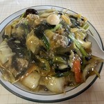 阿Q - 料理写真:かたやきそば900円込