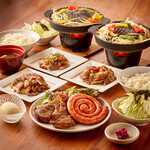 松尾ジンギスカン - 料理写真:ごちそうジンギスカンセットDX