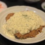 みやこんじょ - ◯チキン南蛮…きちんと下処理されたモモ肉に優しい南蛮酢&たっぷりタルタルソースが美味しい！コレが本場の味！d(￣ ￣)♪ 