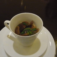 RESTAURANT chihiro  - ランチお任せコース（４５００円）のアミューズ、フォアグラのフラン