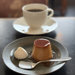 オクシモロン - 【期間限定】 『栗のプリン¥700』 『オクシモロンマイルドコーヒー¥700』 ※SET割引-¥100