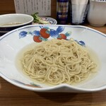 中華そば 西川 - いりこ昆布水つけそば　　1400円