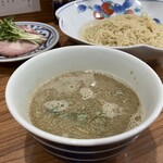 中華そば 西川 - いりこ昆布水つけそば　　1400円