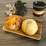 SONOHI BAGEL - ・２種のチーズ
      ・かぼちゃグラタン