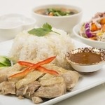 Thai chicken rice set