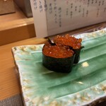 四季亭 - いくら軍艦