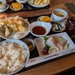 風和里 - 風和里よくばり定食　鯛めしバージョン