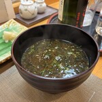 四季亭 - あおさ赤だし