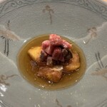 虎白 - フィレ肉 無花果 ゴルゴンゾーラチーズ