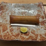 虎白 - 松茸の春巻き
