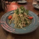 アジアン キュイジーヌ エー・オー・シー - ソムタム｡青パパイヤサラダ｡シャキシャキ｡