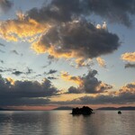 イオンスタイル - 残念ながら夕日は雲の向こう