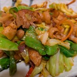 仙台牛タンと野菜巻き串 完全個室居酒屋 福丸  - 三元豚の辛味噌炒め