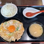 とんかつ 峯 - 至高のランチ　熟成ロースかつ丼ちゃん1320円。