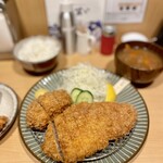 黒豚とんかつ ほり壱 - ヒレとロースのコンビ