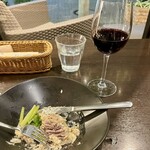 TAGEN DINING CAFE - やはり肉に赤が欲しくなった