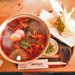 大樹寺そばや - 料理写真:天ぷらそば大盛
