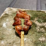 炭焼 おかげさん - レバー 和歌山県の葡萄山椒がけ