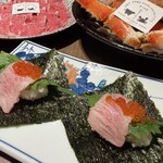 すき焼き ズワイガニ・タラバガニ食べ放題 和牛とカニ - 