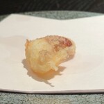 天ぷら岡本 - 天ぷら岡本(墨烏賊のげそ)