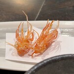 天ぷら岡本 - 天ぷら岡本(車海老の足)