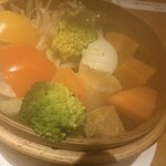 へちもんや - ゴロゴロ野菜の蒸籠蒸し