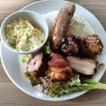 シュラスコ＆ビアレストランALEGRIA - ミックスプレート1100円
