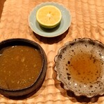 伯雲 - 酢橘、蟹酢、蟹味噌醤油