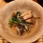 伯雲 - 蝦夷鮑と秋田の芹の小鍋仕立て