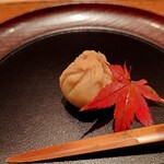 伯雲 - 栗のお団子